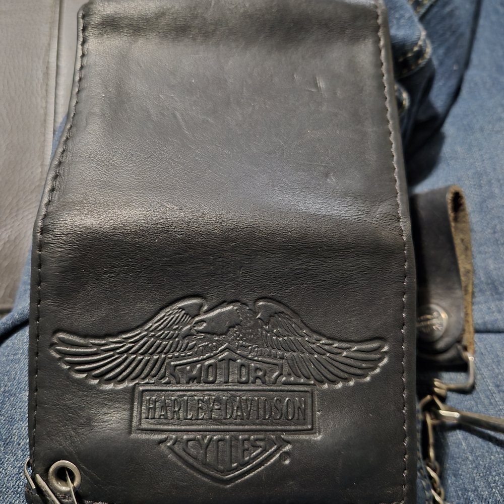 Harley-Davidson Black Leather Wallet